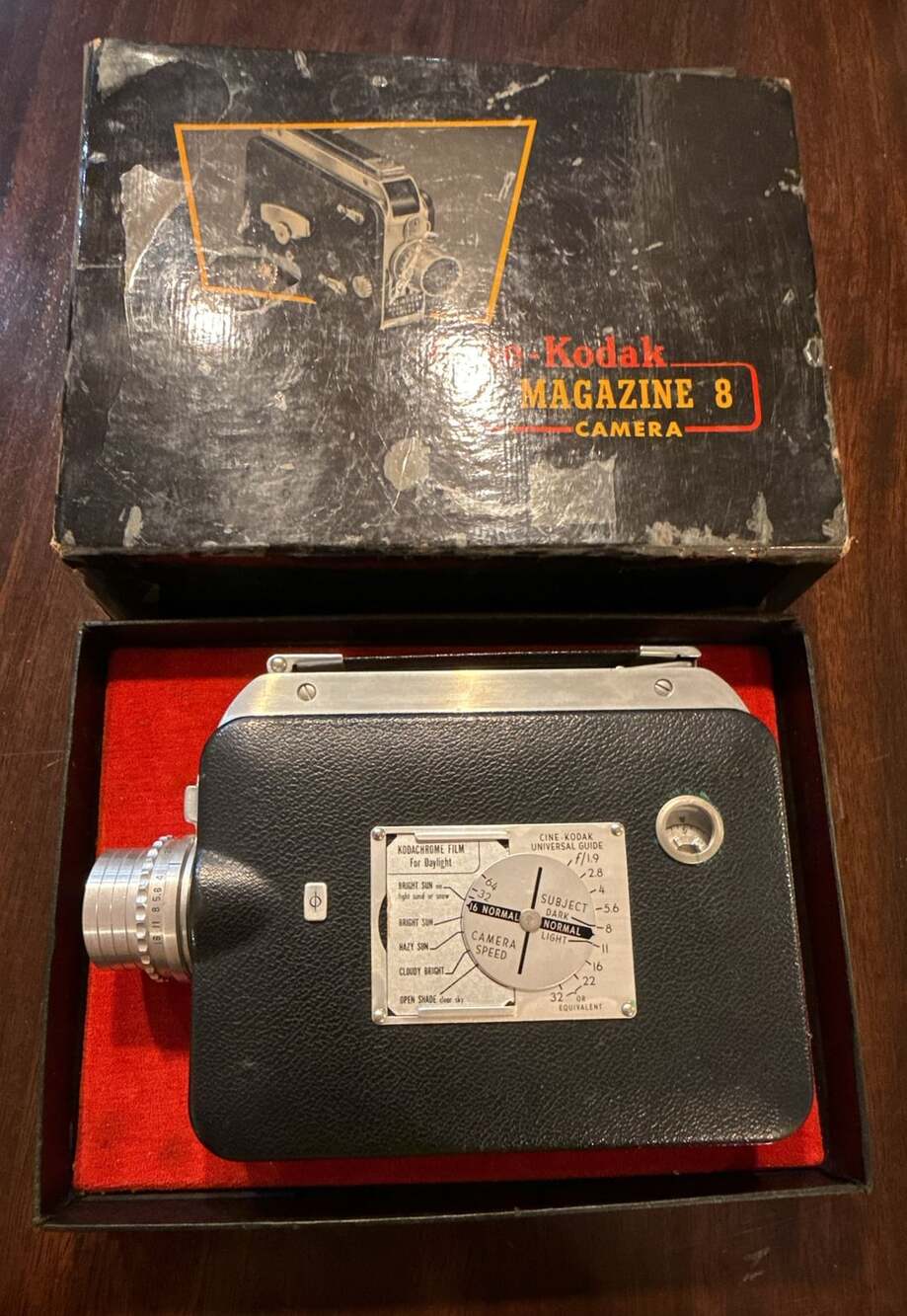 Vintage Cine-Kodak Magazine 8 Movie Camera with Original Box